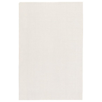 HomeRoots 8' x 10' PVC Coated Polyester Fabric Non Slip Rug Pad in Beige