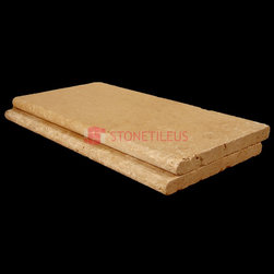 toscana bullnose travertine pool copings 16x24 - Wall And Floor Tile