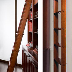 Library Rolling Ladder - Storage And Organization