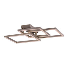 ET2 E21513 Traverse 3 Light 36"W LED Semi-Flush Ceiling Fixture - Champagne