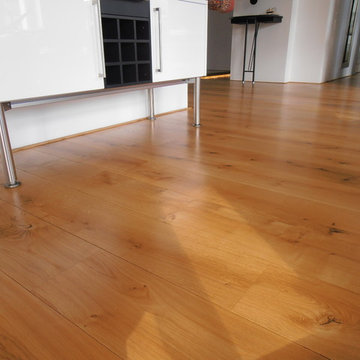 Dinesen-Eiche Massivdiele im Wohnzimmer