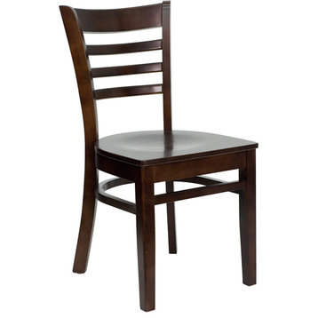 Wood Restaurant Chair, Walnut