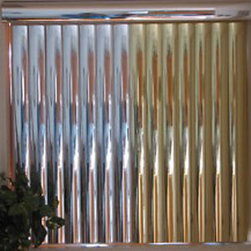 Blindsgalore - Blindsgalore Vinyl Vertical Blinds: Mirrored - Vertical Blinds