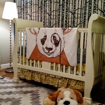 Birch Forest Stenciled Nursery