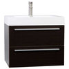 ConceptBaths 26.75" Single Bathroom Vanity Set, Espresso