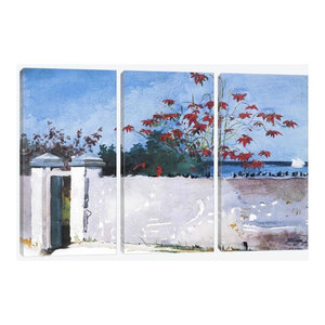 A Wall Nassau Winslow Homer Watercolor Reproductions Fine Art Print