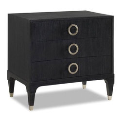 Brownstone Furniture Atherton Nightstand Onyx - Nightstands And Bedside Tables