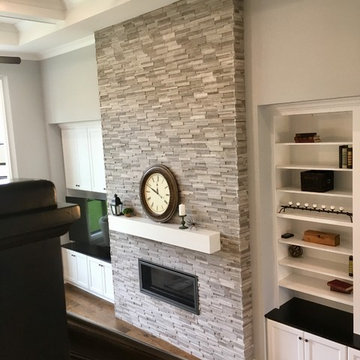Siesta III Living Room Fireplace Wall