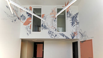 PARKVIEW - création de fresque pour les halls d'une nouvelle résidence