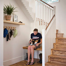 stairs same color as flooring