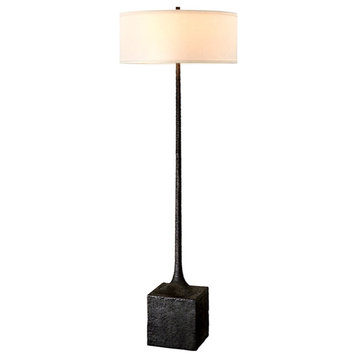Troy Lighting Brera 3 Light Floor Lamp, Bronze/Off-White Hardback