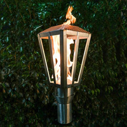Worchester Stainless Steel Tiki Torch Kit - Outdoor Torches