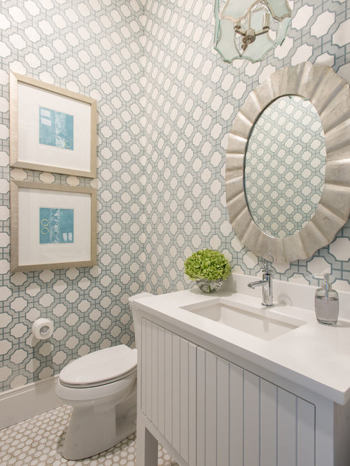 Best 25 Transitional Powder Room Ideas & Remodeling Photos | Houzz