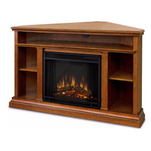 Tracey Grand Entertainment Center Electric Fireplace In Distressed