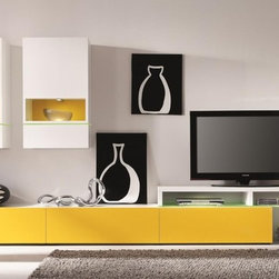 Contemporary "Amsterdam" Wall systems Made in Germany - Entertainment Centers And Tv Stands