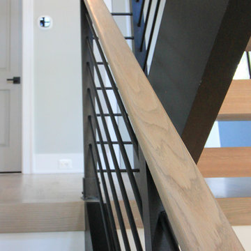 Project #52 | Minimalist Open Riser Stairway