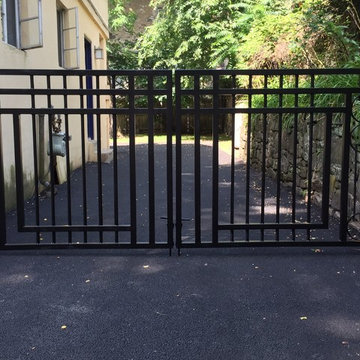 Custom Wrought Iron Driveway Gate