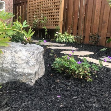 Backyard Flagstone Patio