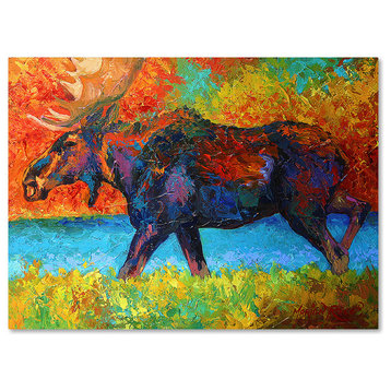 Marion Rose 'Moose EBSQ' Canvas Art, 19 x 14