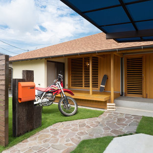 他の地域のビーチスタイルのおしゃれなデッキの写真