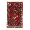 Persian Rug Abadeh 3'2"x1'11" Hand Knotted