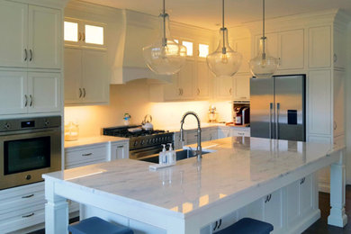Kitchen - contemporary kitchen idea in New York