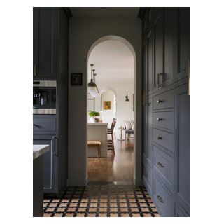 Pasadena Spanish Colonial Butler's Pantry - Mediterranean - Kitchen ...