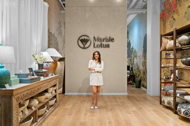 Example of an asian home design design in San Francisco