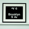 Authentic Brooklyn/9th Ave Station NYC Subway Sign