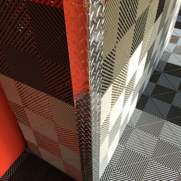 Jason M. custom furnace/storage screendiamond plate,
