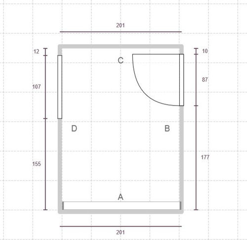 Planung Mini-Badezimmer