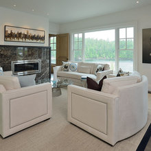 Basement Fireplace Surround