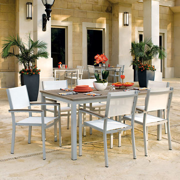 Outdoor Patio Dining Table (63" Vintage Tekwood)