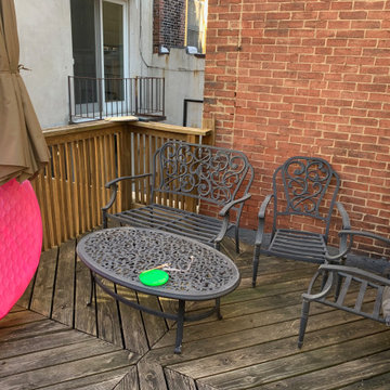 1st and 2nd Level Decks with matching Privacy Fence