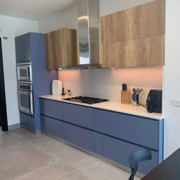 Built-In Oven & Microwave Tower Cabinet Detail View