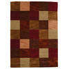 Linon Trio Barnet Hand Tufted Polyester 5'x7' Rug in Beige