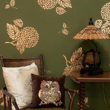 Japanese Wall Stencils