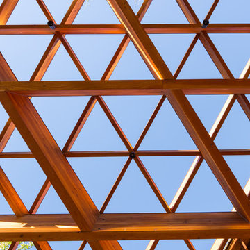 A New Shade Structure for an Existing Organic Residence