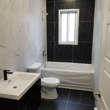Black and White Washroom / Bathroom
