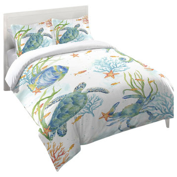 Laural Home Sealife Serenade Standard Pillow Sham