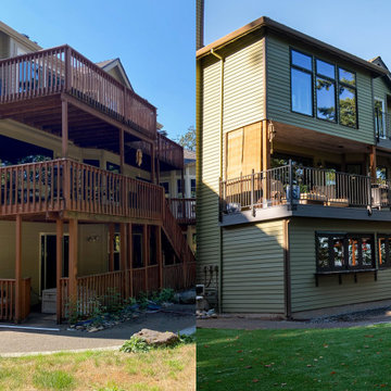 Natural Haven - Before & After Exterior