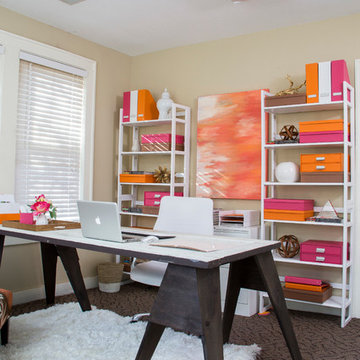 Fun Feminine Office Space