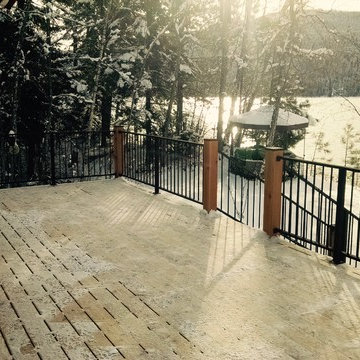 Deck Remodel with Custom Railing & Post Caps