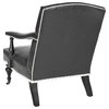 Devona Arm Chair, Antique Black