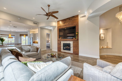 Living room photo in Phoenix