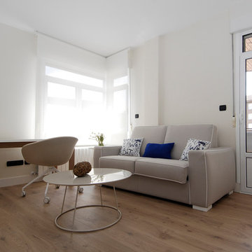 Sube Susaeta Interiorismo y Sube Contract decoración casa con cocina abierta al