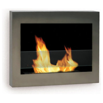 SoHo Fireplace, Stainless Steel