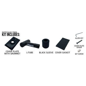 Jeeves Wet Rated Kit, Matte Black
