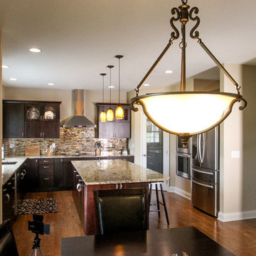 Mocha Cabinets, Kitchen,