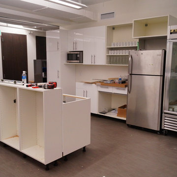 Tech office kitchen area